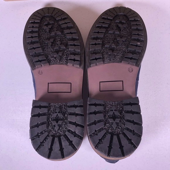 LEVI’S Sheffield Suede Navy Leather Work Boots - Picture 7 of 10